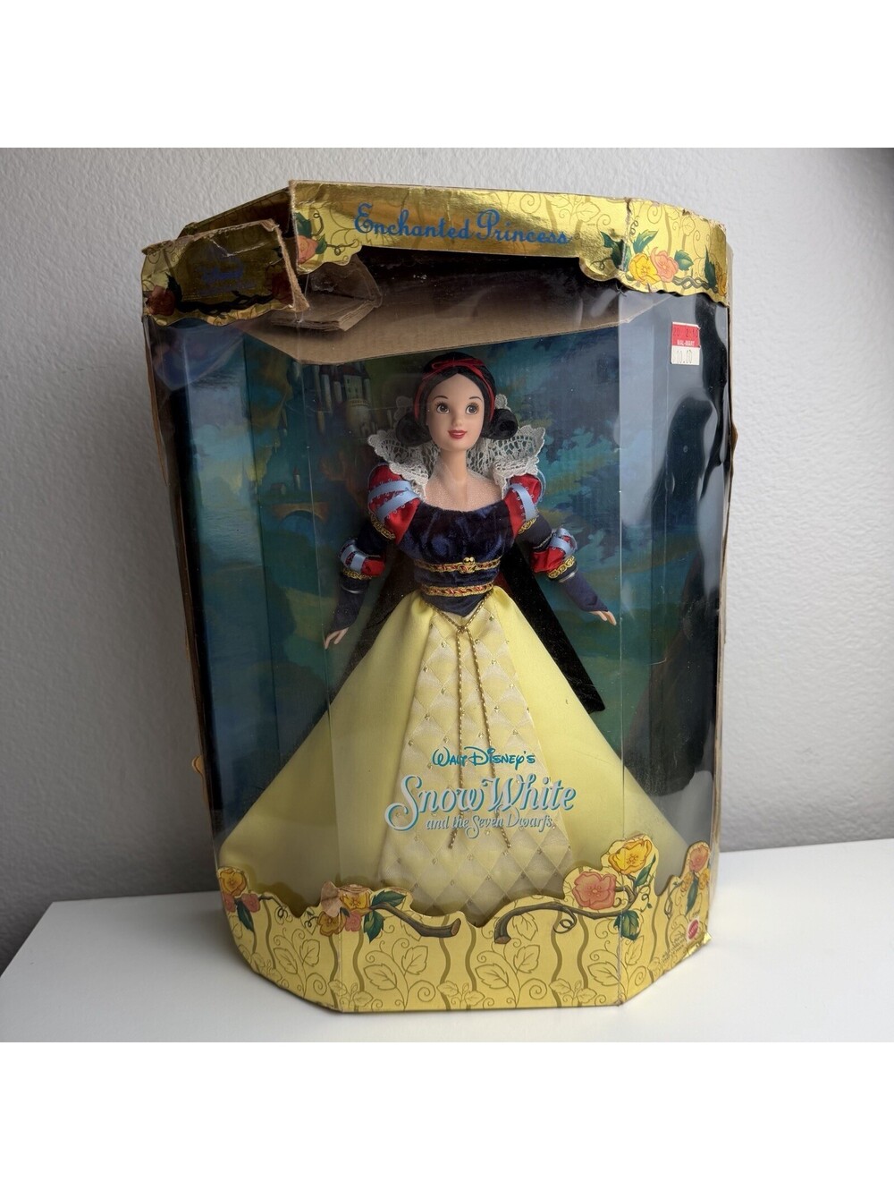 2000 Disney Enchanted Princess Snow White Collector Doll Mattel NIB 27048 Vintag